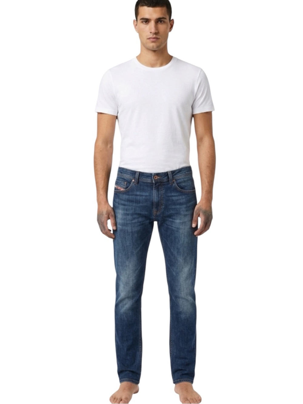 Diesel Thavar Slim Skinny Jeans Men 34 (Measures 36x33) Dark Wash Denim 0855L
AA